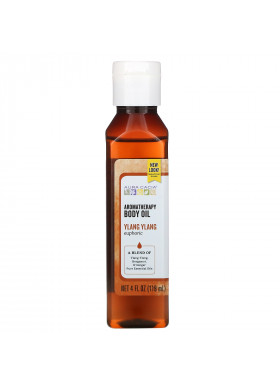 Aura Cacia, Aromatherapy Body Oil, Euphoric Ylang Ylang, 4 fl oz (118 ml)