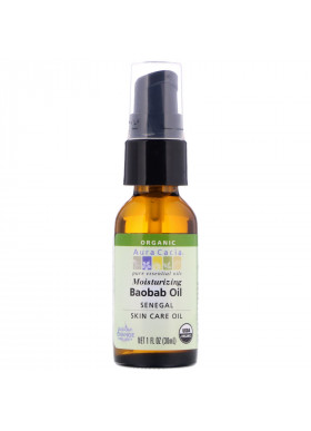 Aura Cacia, Organic Baobab Oil, Skin Care Oil, 1 fl oz (30 ml)