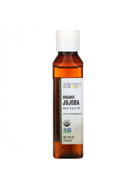 Aura Cacia, Organic Skin Care Oil, Jojoba, 4 fl oz (118 ml)