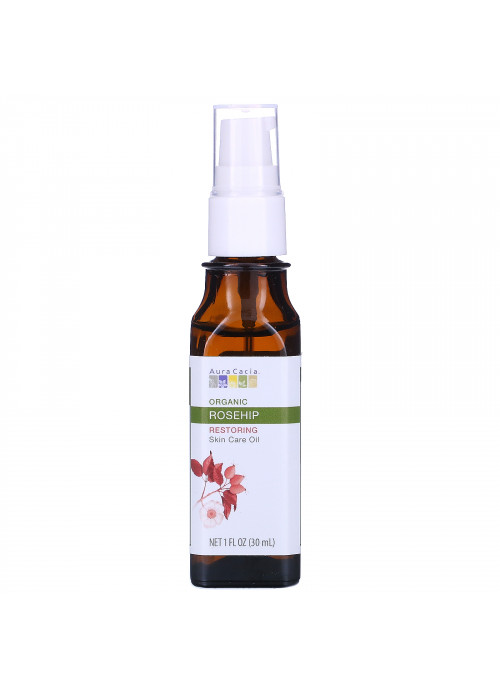 Aura Cacia, Organic Skin Care Oil, Restoring, Rosehip, 1 fl oz (30 ml)