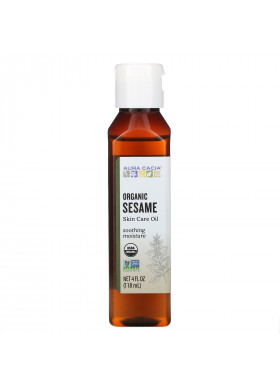 Aura Cacia, Organic Skin Care Oil, Sesame, 4 fl oz (118  ml)