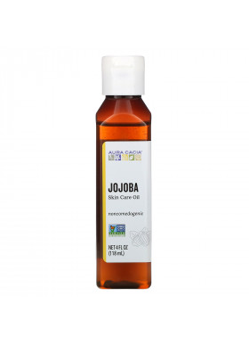 Aura Cacia, Skin Care Oil, Jojoba, 4 fl oz (118 ml)