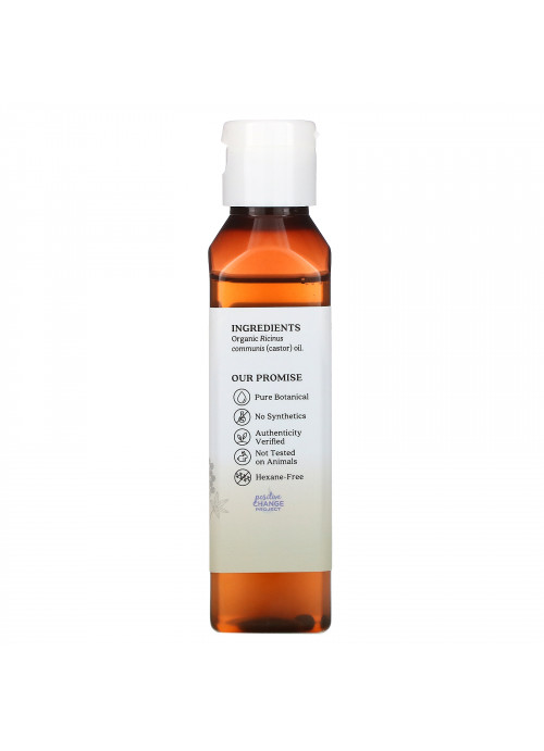 Aura Cacia, Skin Care Oil, Organic Castor, 4 fl oz (118 ml)