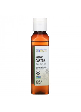 Aura Cacia, Skin Care Oil, Organic Castor, 4 fl oz (118 ml)