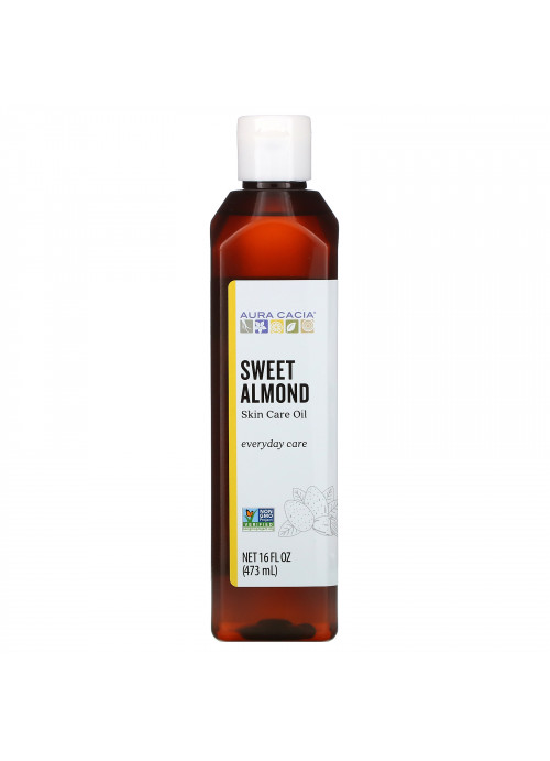 Aura Cacia, Skin Care Oil, Sweet Almond, 16 fl oz (473 ml)