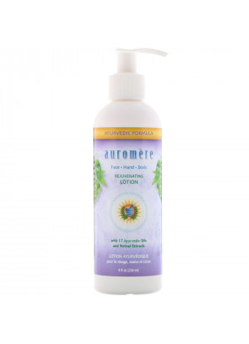 Auromere, Rejuvenating Face, Hand & Body Lotion, 8 oz (236 ml)