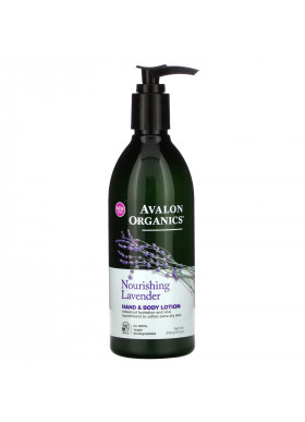 Avalon Organics, Hand & Body Lotion, Nourishing Lavender, 12 oz (340 g)