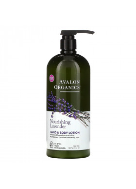 Avalon Organics, Hand & Body Lotion, Nourishing Lavender, 32 oz (907 g)