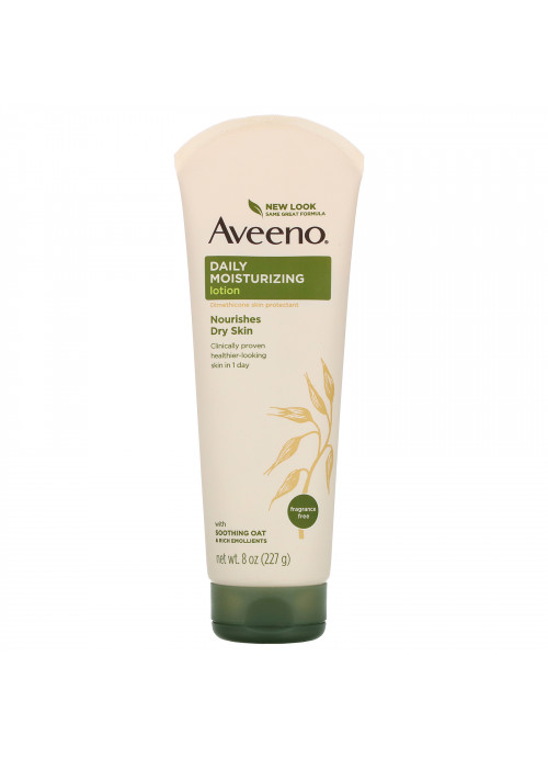 Aveeno, Active Naturals, Daily Moisturizing Lotion, Fragrance Free, 8 oz (227 g)
