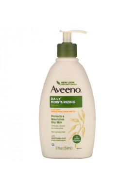 Aveeno, Active Naturals, Daily Moisturizing Lotion with Sunscreen, SPF 15, 12 fl oz (354 ml)