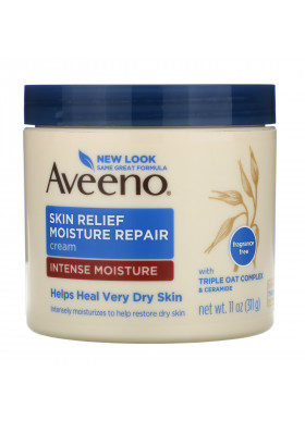 Aveeno, Active Naturals, Skin Relief Moisture Repair Cream, Fragrance Free, 11 oz (311 g)