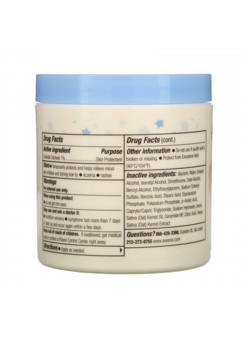 Aveeno, Baby, Eczema Therapy, Nighttime Balm, 5.5 oz (156 g)