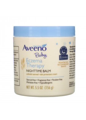 Aveeno, Baby, Eczema Therapy, Nighttime Balm, 5.5 oz (156 g)