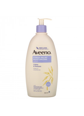 Aveeno, Stress Relief Moisturizing Lotion, 18 fl oz (532 ml)