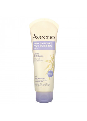Aveeno, Stress Relief Moisturizing Lotion, Lavender,  2.5 oz (71 g)
