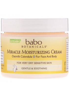 Babo Botanicals, Miracle Moisturizing Cream, 2 oz (57 g)