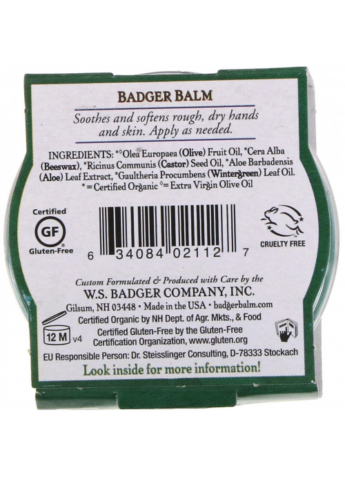 Badger Company, Badger Balm, For Hardworking Hands, .75 oz (21 g)