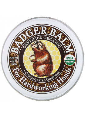 Badger Company, Badger Balm, For Hardworking Hands, .75 oz (21 g)