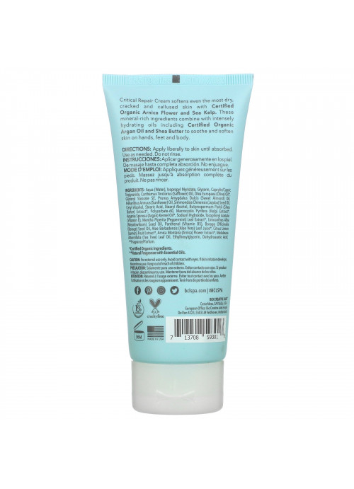 BCL, Be Care Love, Natural Remedy, Critical Repair Cream, 3 fl oz (89 ml)