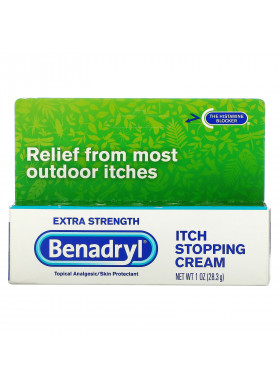 Benadryl, Extra Strength, Itch Stopping Cream, 1 oz (28.3 g)