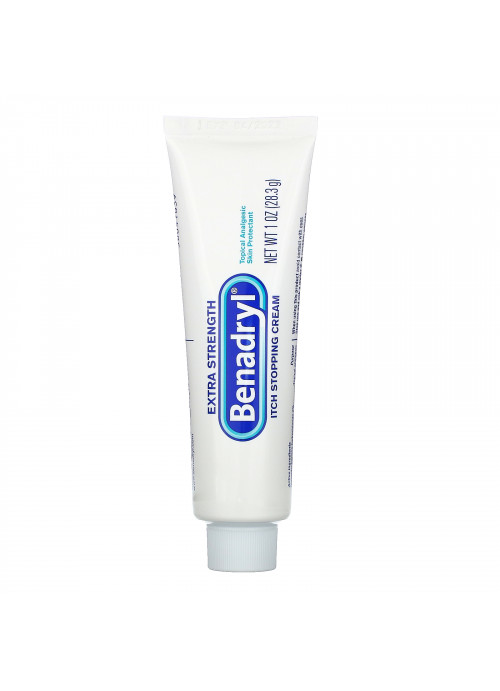 Benadryl, Extra Strength, Itch Stopping Cream, 1 oz (28.3 g)