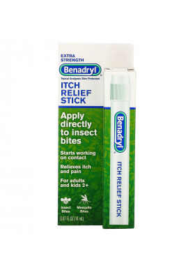 Benadryl, Itch Relief Stick, Extra Strength, 0.47 fl oz (14 ml)