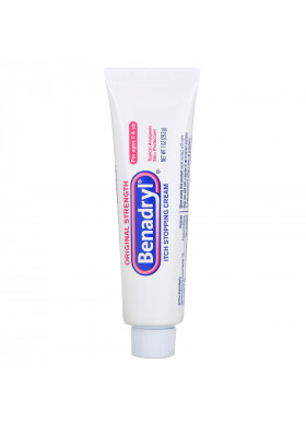 Benadryl, Original Strength, Itch Stopping Cream, Ages 2+, 1 oz (28.3 g)