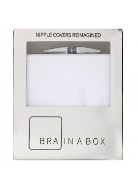 Bra in a Box, Classic Box with Nipcos, Light, 1 Pair