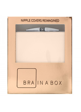 Bra in a Box, Luxe Box with Nipcos, Light, 1 Pair