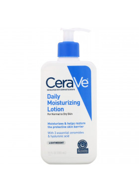 CeraVe, Daily Moisturizing Lotion, Lightweight, 12 fl oz (355 ml)