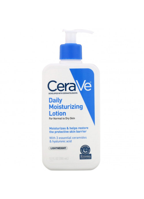 CeraVe, Daily Moisturizing Lotion, Lightweight, 12 fl oz (355 ml)