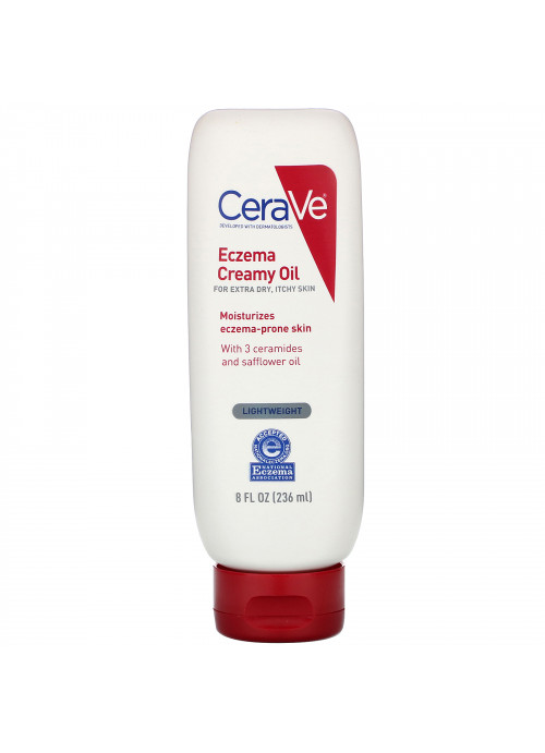 CeraVe, Eczema Creamy Oil, For Extra Dry, Itchy Skin, 8 fl oz (236 ml)
