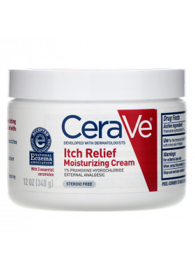 CeraVe, Itch Relief Moisturizing Cream, 12 oz (340 g)