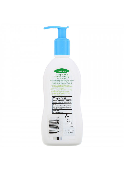 Cetaphil, Pro, Eczema Soothing Moisturizer, Dry Skin, 10 fl oz (296 ml)