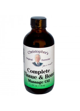 Christopher's Original Formulas, Complete Tissue & Bone Massage Oil, 4 fl oz (118 ml)