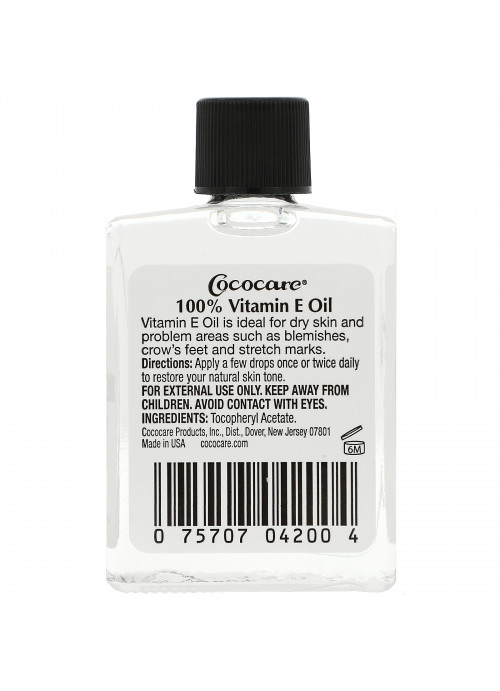 Cococare, 100% Vitamin E Oil, 28,000 IU, 1 fl oz (30 ml)