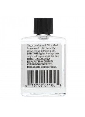 Cococare, 100% Vitamin E Oil, .5 fl oz (15 ml)
