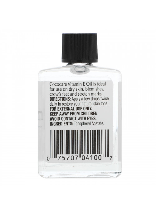 Cococare, 100% Vitamin E Oil, .5 fl oz (15 ml)