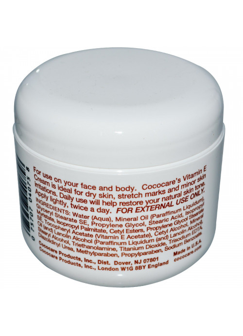 Cococare, Vitamin E Cream, 12,000 IU, 4 oz (110 g)