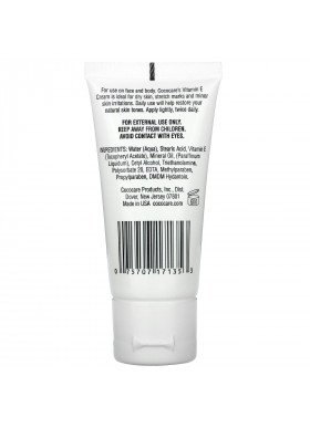 Cococare, Vitamin E Moisturizing Cream, 1 oz (28.3 g)