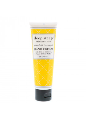 Deep Steep, Hand Cream, Grapefruit Bergamot, 2 fl oz (59 ml)