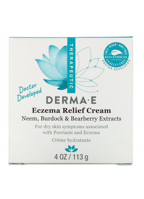 Derma E, Eczema Relief Cream, 4 oz (113 g)