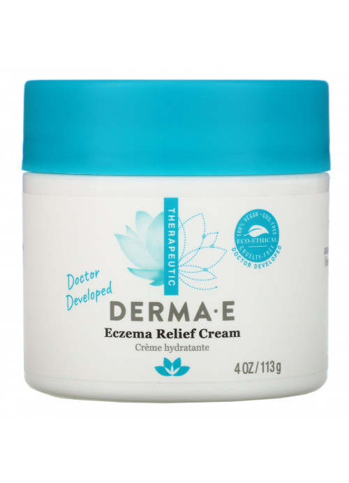Derma E, Eczema Relief Cream, 4 oz (113 g)