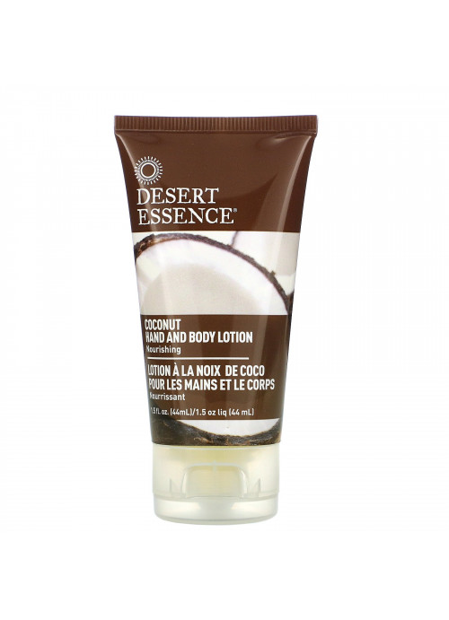 Desert Essence, Coconut Hand and Body Lotion, 1.5 fl oz (44 ml)