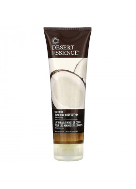 Desert Essence, Hand and Body Lotion, Coconut, 8 fl oz (237 ml)