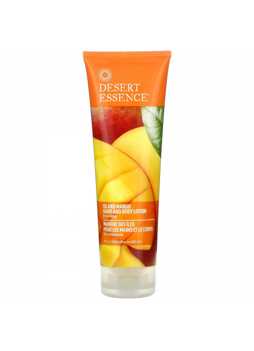 Desert Essence, Hand and Body Lotion, Island Mango, 8 fl oz (237 ml)