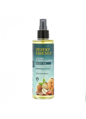 Desert Essence, Jojoba & Sweet Almond Body Oil, 8.28 fl oz (245 ml)