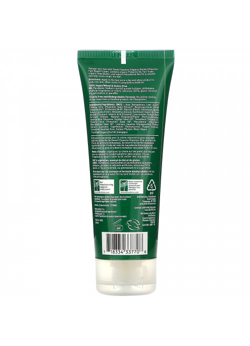 Desert Essence, Organics, Foot Repair Cream, Perfect Pistachio, 3.5 fl oz (103.5 ml)
