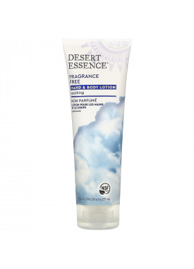 Desert Essence, Organics, Hand and Body Lotion, Fragrance Free, 8 fl oz (237 ml)