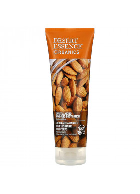 Desert Essence, Organics, Hand and Body Lotion, Sweet Almond, 8 fl oz (237 ml)